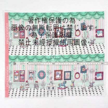 My little tailor - Lawn - Alice Teaparty - FO:REST Fabric 布恩堂Liberty fabrictana lawnjapanese fabricykk zipper