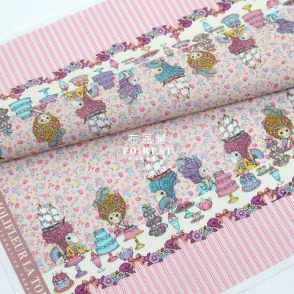 My little tailor - Lawn - Cats Banquet Story - FO:REST Fabric 布恩堂Liberty fabrictana lawnjapanese fabricykk zipper