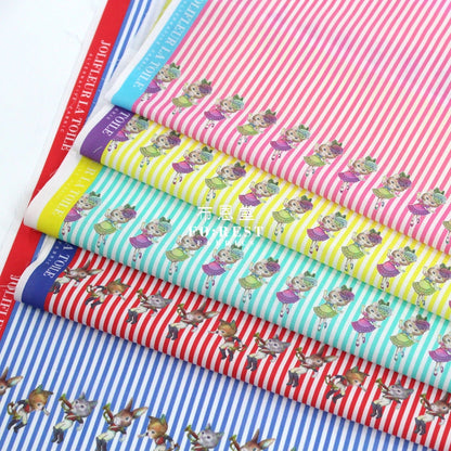My little tailor - Lawn - Cats Dance - FO:REST Fabric 布恩堂Liberty fabrictana lawnjapanese fabricykk zipper