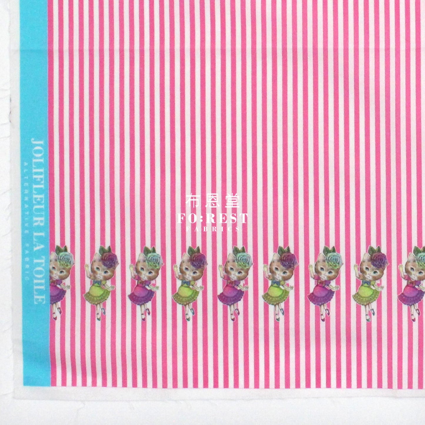 My little tailor - Lawn - Cats Dance - FO:REST Fabric 布恩堂Liberty fabrictana lawnjapanese fabricykk zipper
