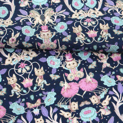 My little tailor - Lawn - Cats Flower and Fairies - FO:REST Fabric 布恩堂Liberty fabrictana lawnjapanese fabricykk zipper