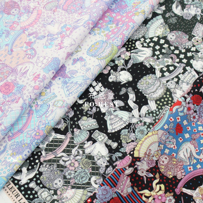 My little tailor - Lawn - Cats Rondo of Paris - FO:REST Fabric 布恩堂Liberty fabrictana lawnjapanese fabricykk zipper