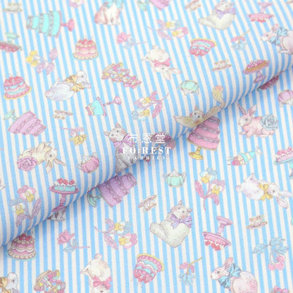 My little tailor - Lawn - Cats Sweets Paradise - FO:REST Fabric 布恩堂Liberty fabrictana lawnjapanese fabricykk zipper