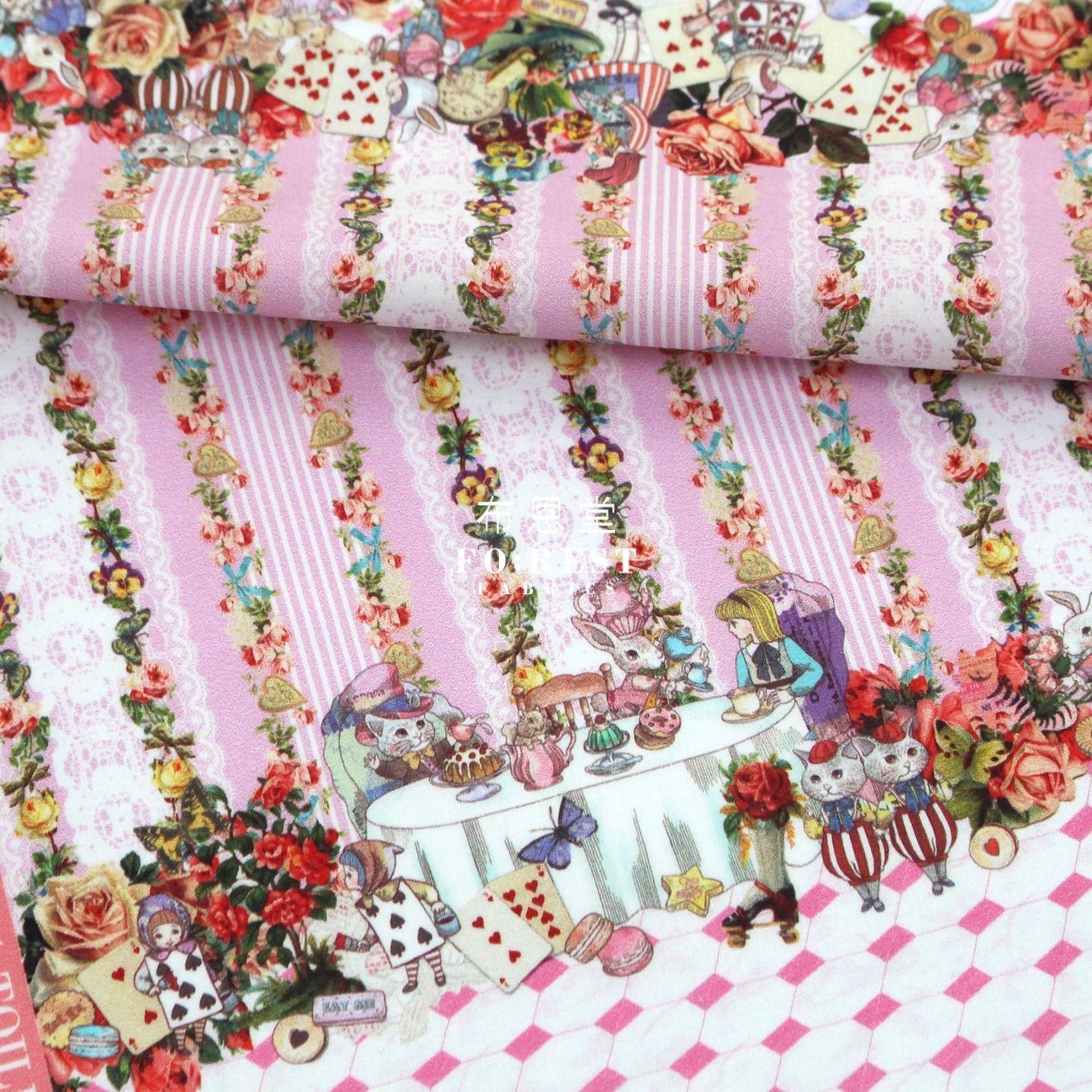 My little tailor - Lawn - Cats Tea Party - FO:REST Fabric 布恩堂Liberty fabrictana lawnjapanese fabricykk zipper