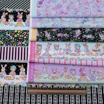 My little tailor - Lawn - Flower Tea - FO:REST Fabric 布恩堂Liberty fabrictana lawnjapanese fabricykk zipper