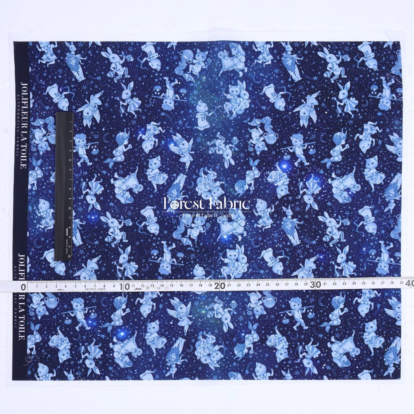 My little tailor - Lawn - Mystical Starry - FO:REST Fabric 布恩堂Liberty fabrictana lawnjapanese fabricykk zipper