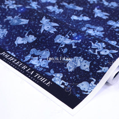 My little tailor - Lawn - Mystical Starry - FO:REST Fabric 布恩堂Liberty fabrictana lawnjapanese fabricykk zipper