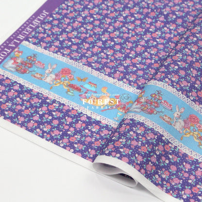 My little tailor - Lawn - Playful Lace - FO:REST Fabric 布恩堂Liberty fabrictana lawnjapanese fabricykk zipper