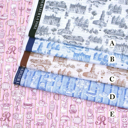My little tailor - Lawn - toile de jouy - FO:REST Fabric 布恩堂Liberty fabrictana lawnjapanese fabricykk zipper