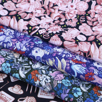 My little tailor - Lawn - Twilight Wonderland - FO:REST Fabric 布恩堂Liberty fabrictana lawnjapanese fabricykk zipper