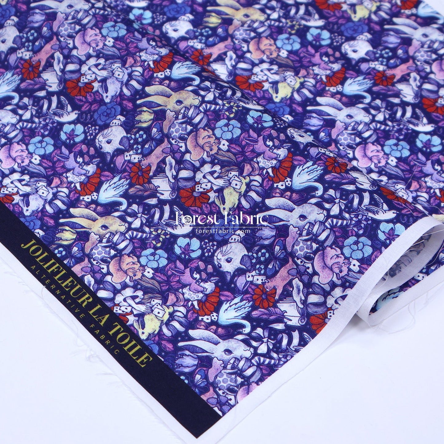 My little tailor - Lawn - Twilight Wonderland - FO:REST Fabric 布恩堂Liberty fabrictana lawnjapanese fabricykk zipper