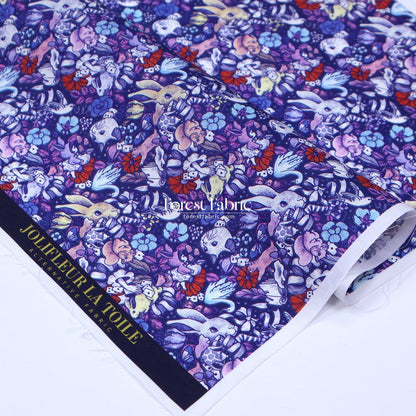 My little tailor - Lawn - Twilight Wonderland - FO:REST Fabric 布恩堂Liberty fabrictana lawnjapanese fabricykk zipper