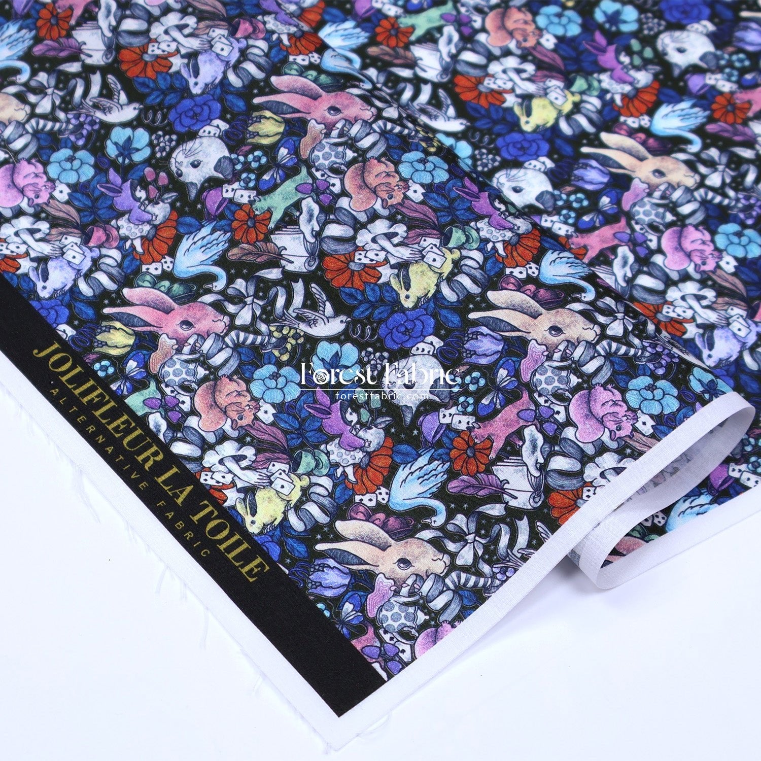 My little tailor - Lawn - Twilight Wonderland - FO:REST Fabric 布恩堂Liberty fabrictana lawnjapanese fabricykk zipper