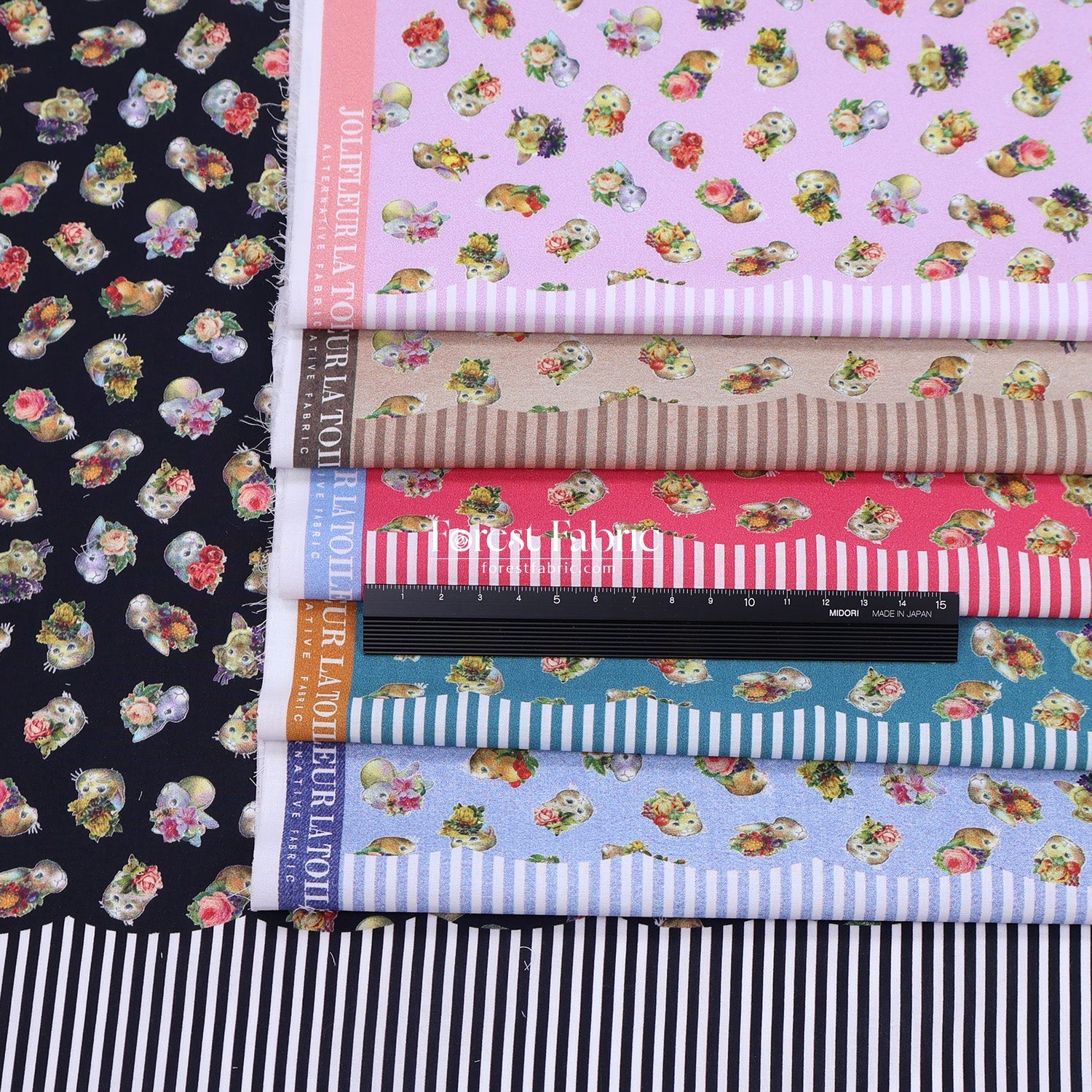 My little tailor - Lawn - Wonder - FO:REST Fabric 布恩堂Liberty fabrictana lawnjapanese fabricykk zipper