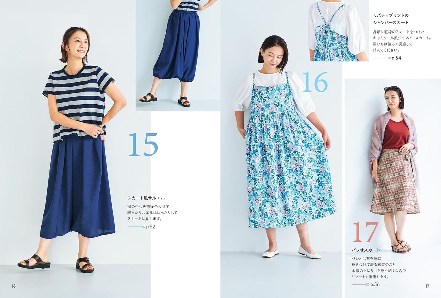 Noriko Tsukada's Simple and Stylish Dresses 31 patterns - FO:REST Fabric 布恩堂Liberty fabrictana lawnjapanese fabricykk zipper
