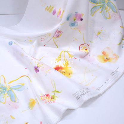 Organic double gauze - hana no toki niwa 有機二重紗 - FO:REST Fabric 布恩堂Liberty fabrictana lawnjapanese fabricykk zipper