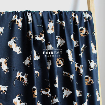 oxford - Calico Cats fabric - FO:REST Fabric 布恩堂Liberty fabrictana lawnjapanese fabricykk zipper