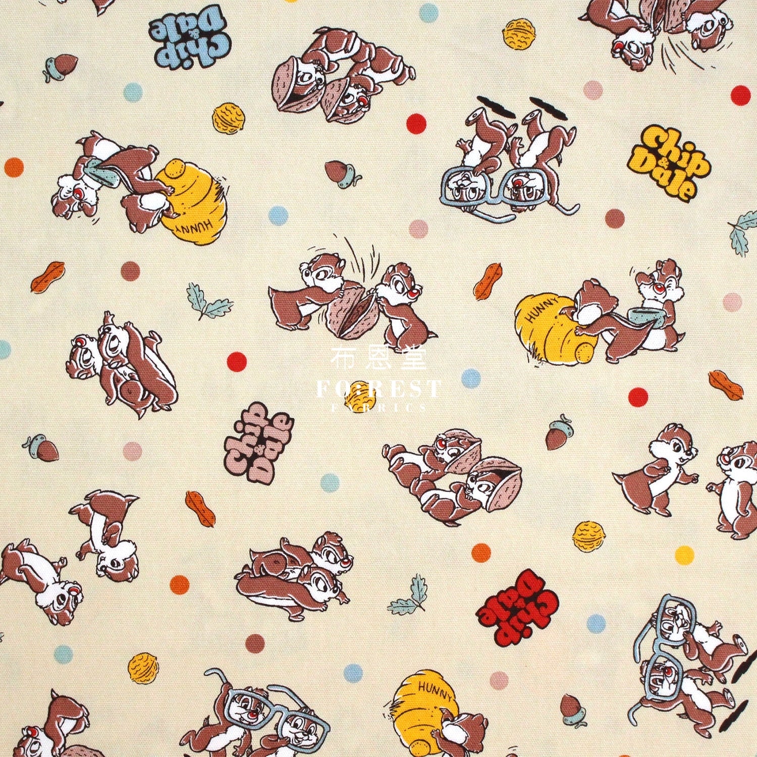 Oxford - Chip And Dale Fabric