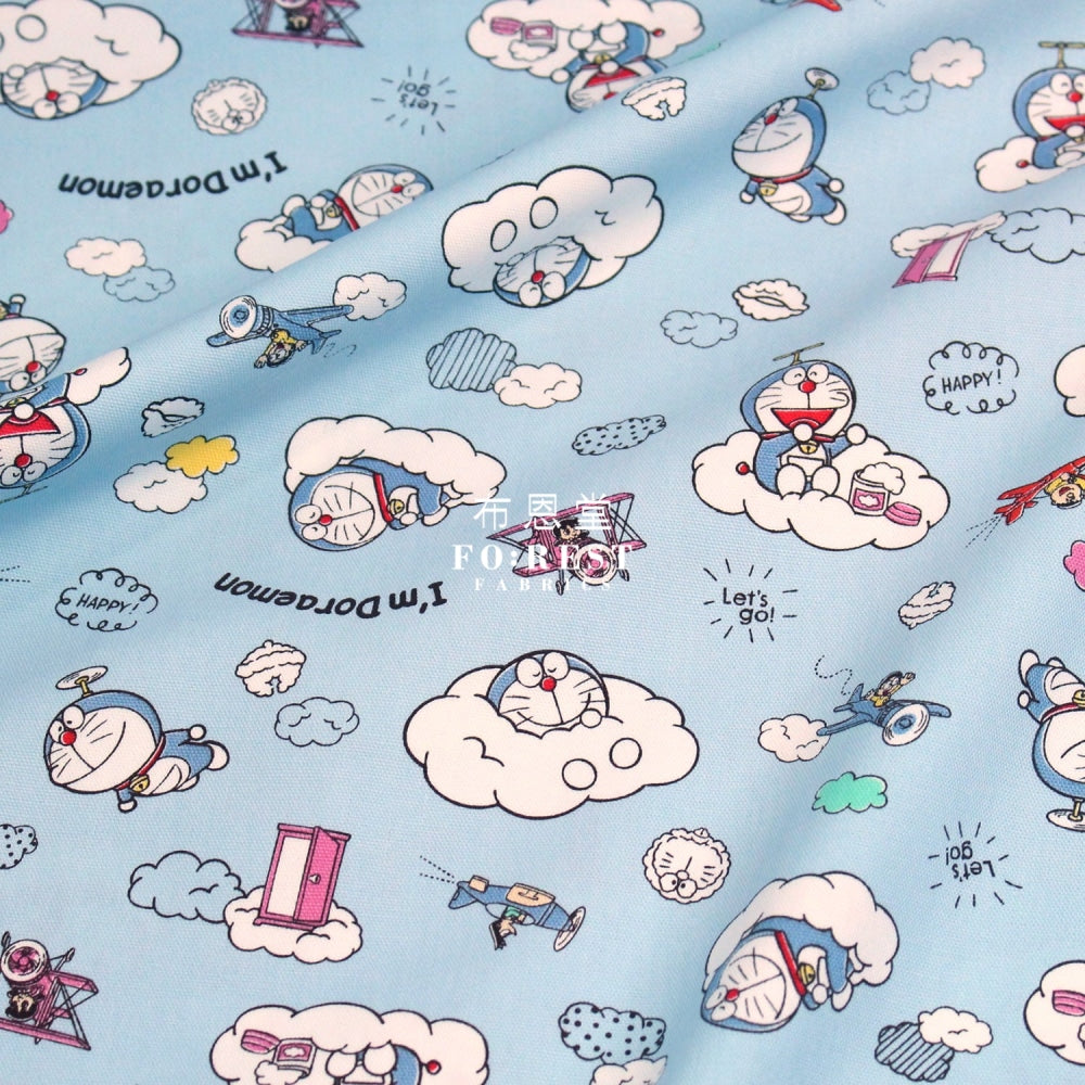Oxford - Cloud Doraemon Blue Fabric (Member)