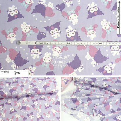 Oxford - Kuromi Melody Fabric Purple (Member)