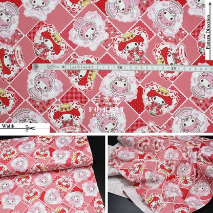 Oxford - Melody Fabric Red