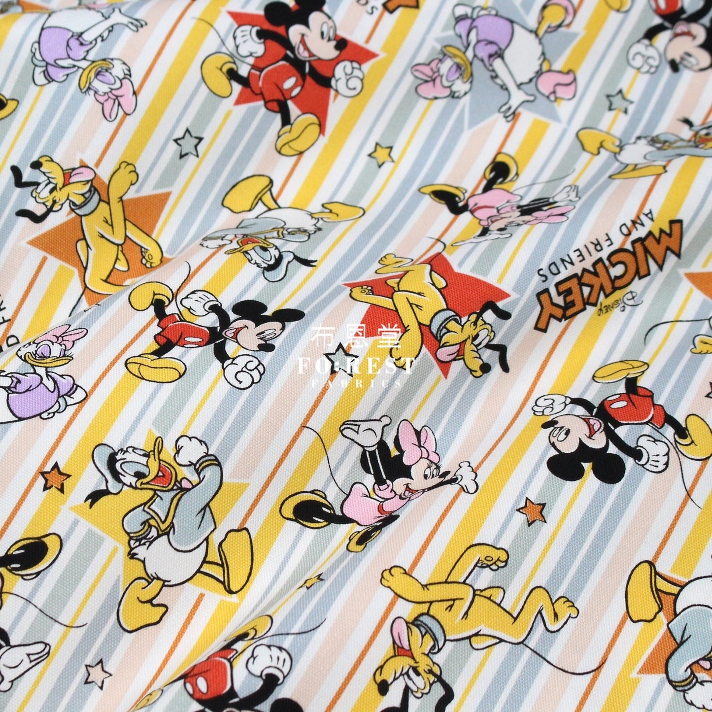 oxford - mickey fabric - FO:REST Fabric 布恩堂Liberty fabrictana lawnjapanese fabricykk zipper