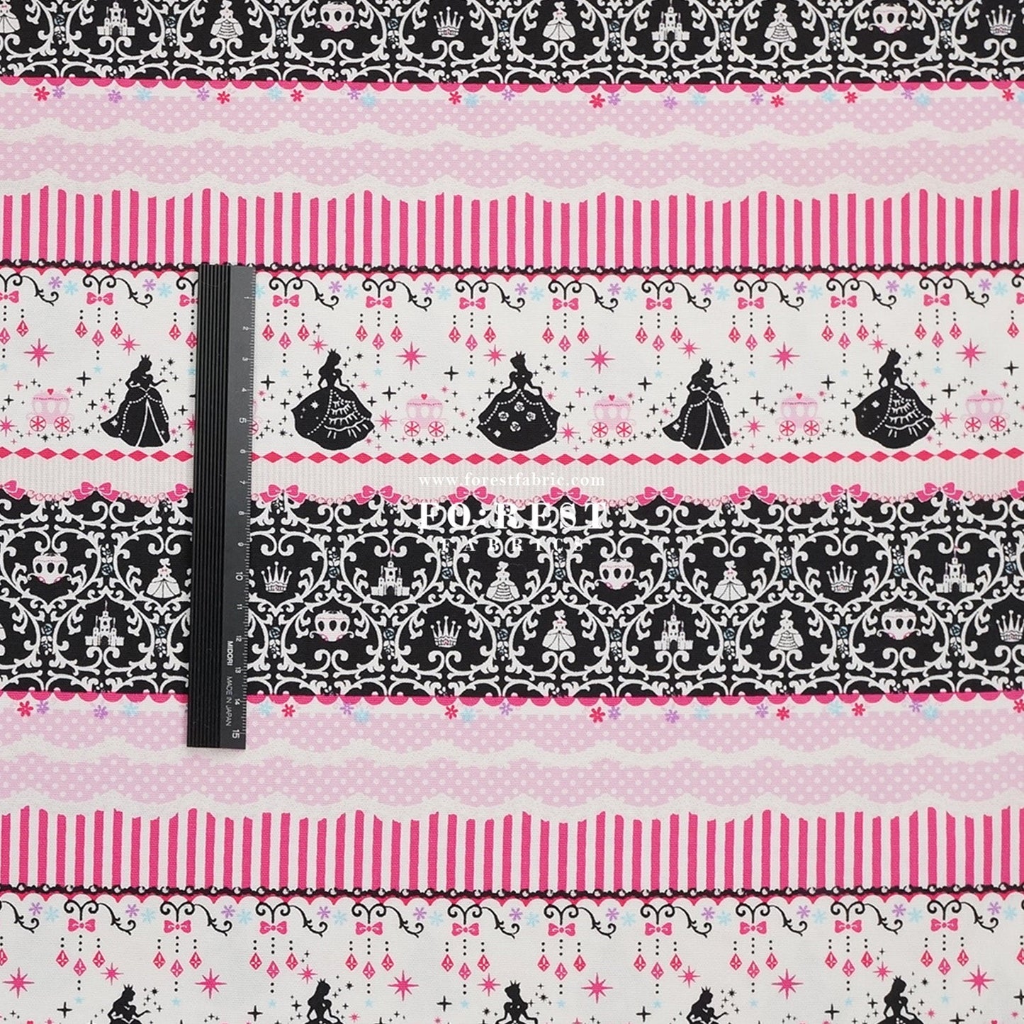 oxford - My Diamond Princess fabric - FO:REST Fabric 布恩堂Liberty fabrictana lawnjapanese fabricykk zipper