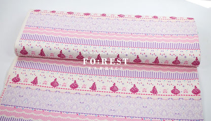 oxford - My Diamond Princess fabric - FO:REST Fabric 布恩堂Liberty fabrictana lawnjapanese fabricykk zipper