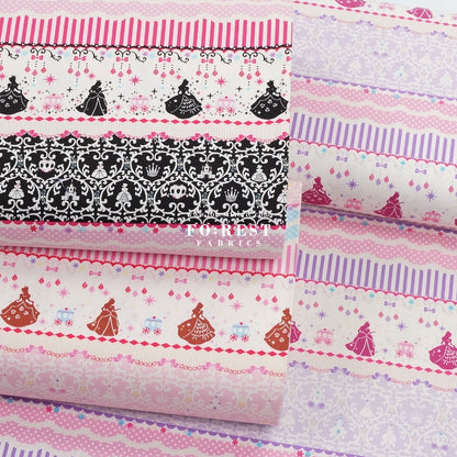 oxford - My Diamond Princess fabric - FO:REST Fabric 布恩堂Liberty fabrictana lawnjapanese fabricykk zipper