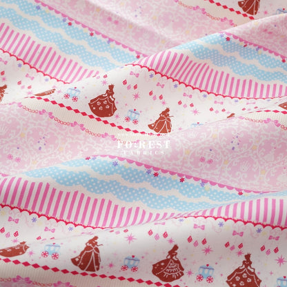 oxford - My Diamond Princess fabric - FO:REST Fabric 布恩堂Liberty fabrictana lawnjapanese fabricykk zipper