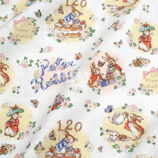 Oxford - Peter Rabbit Light Yellow Fabric