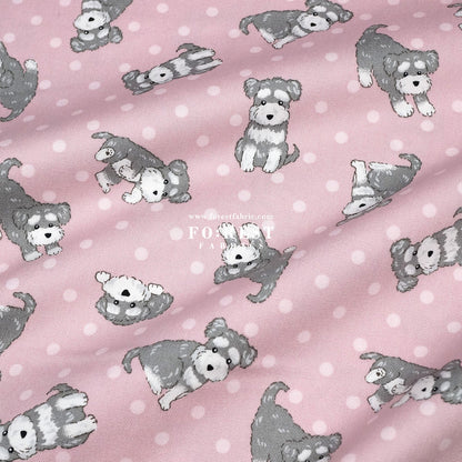 oxford - Schnauzer Dogs fabric - FO:REST Fabric 布恩堂Liberty fabrictana lawnjapanese fabricykk zipper