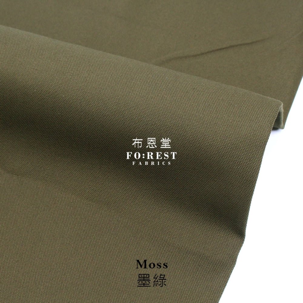 Oxford - solid Plain Fabric 厚牛津 - FO:REST Fabric 布恩堂Liberty fabrictana lawnjapanese fabricykk zipper