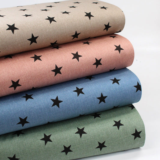 Oxford - star fabric - FO:REST Fabric 布恩堂Liberty fabrictana lawnjapanese fabricykk zipper