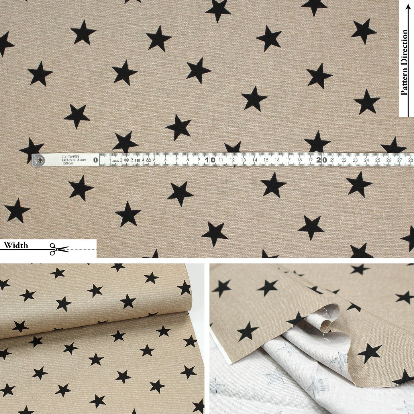 Oxford - star fabric - FO:REST Fabric 布恩堂Liberty fabrictana lawnjapanese fabricykk zipper
