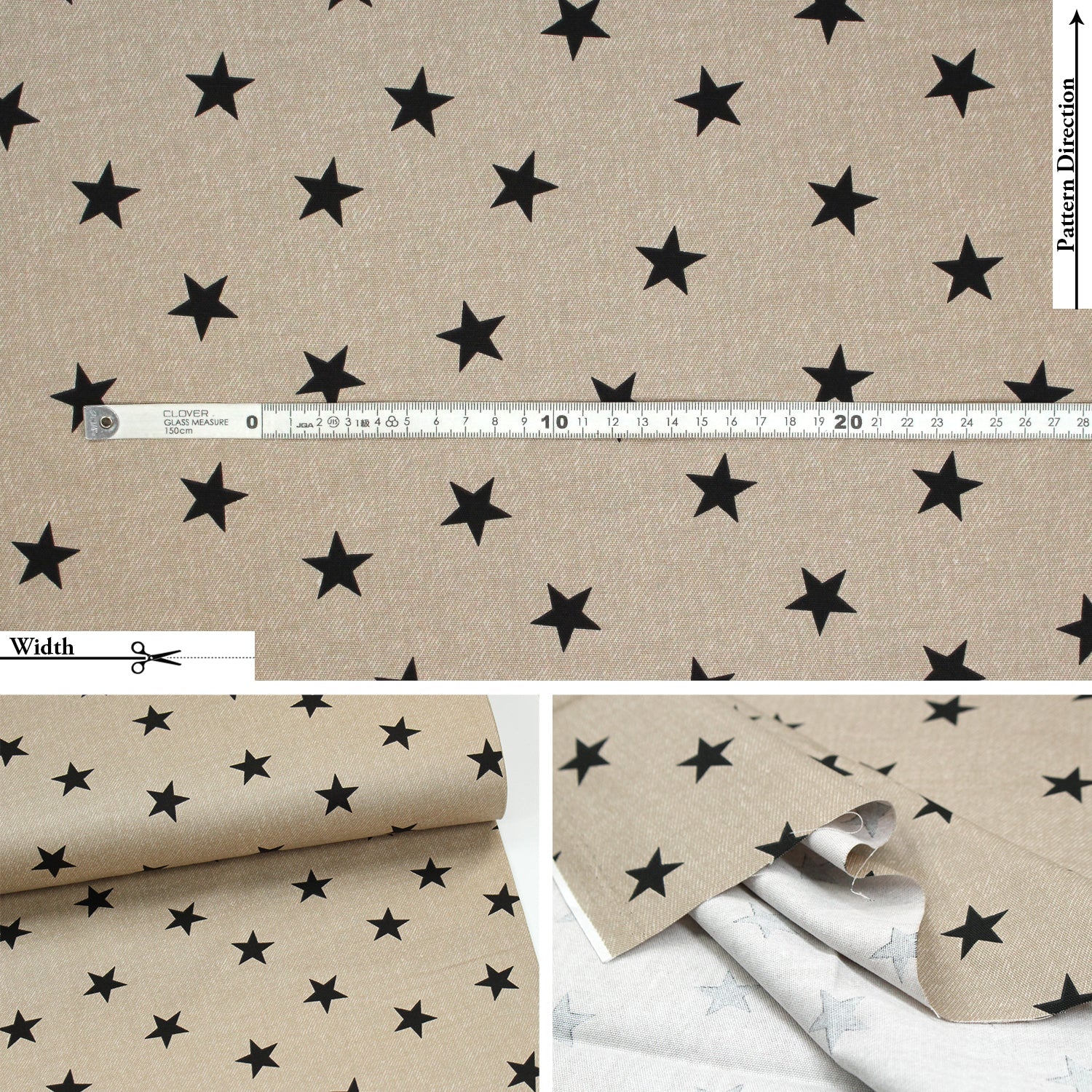 Oxford - star fabric - FO:REST Fabric 布恩堂Liberty fabrictana lawnjapanese fabricykk zipper