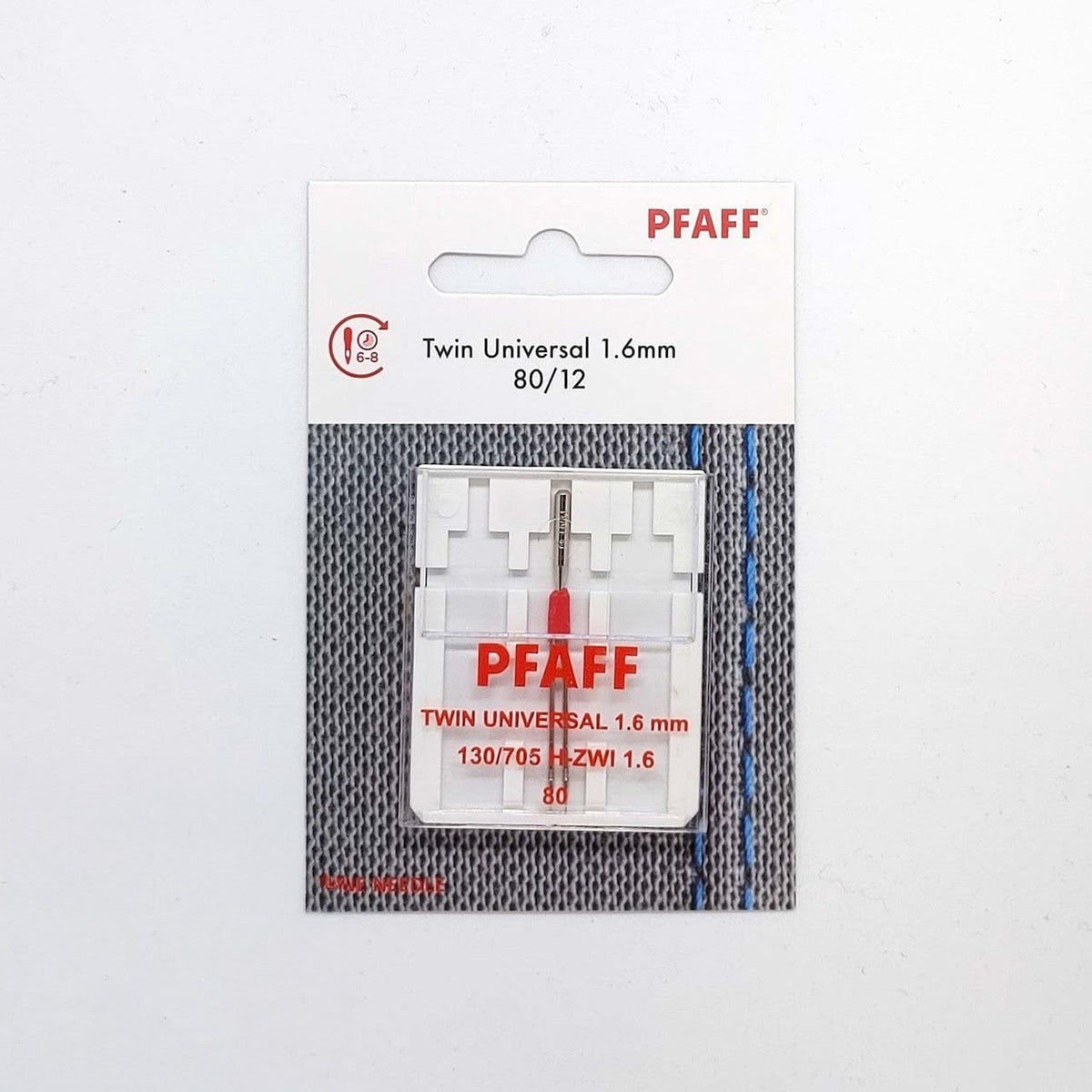 PFAFF® Twin Universal Needle - Size 80/12 - 1.6mm 萬用家用雙針 - FO:REST Fabric 布恩堂Liberty fabrictana lawnjapanese fabricykk zipper
