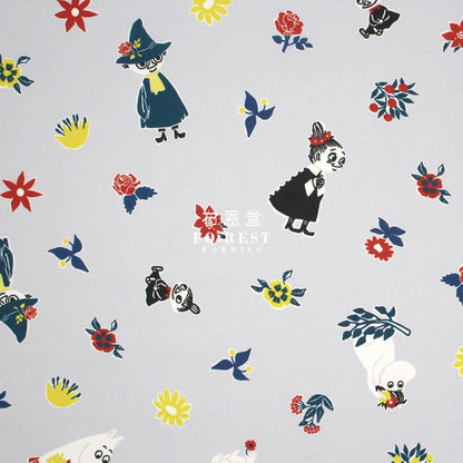 Quick Dry Polystser - Moomin 速乾 (member) - FO:REST Fabric 布恩堂Liberty fabrictana lawnjapanese fabricykk zipper