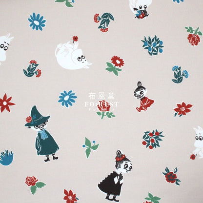 Quick Dry Polystser - Moomin 速乾 (member) - FO:REST Fabric 布恩堂Liberty fabrictana lawnjapanese fabricykk zipper