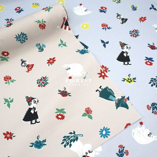 Quick Dry Polystser - Moomin 速乾 (member) - FO:REST Fabric 布恩堂Liberty fabrictana lawnjapanese fabricykk zipper