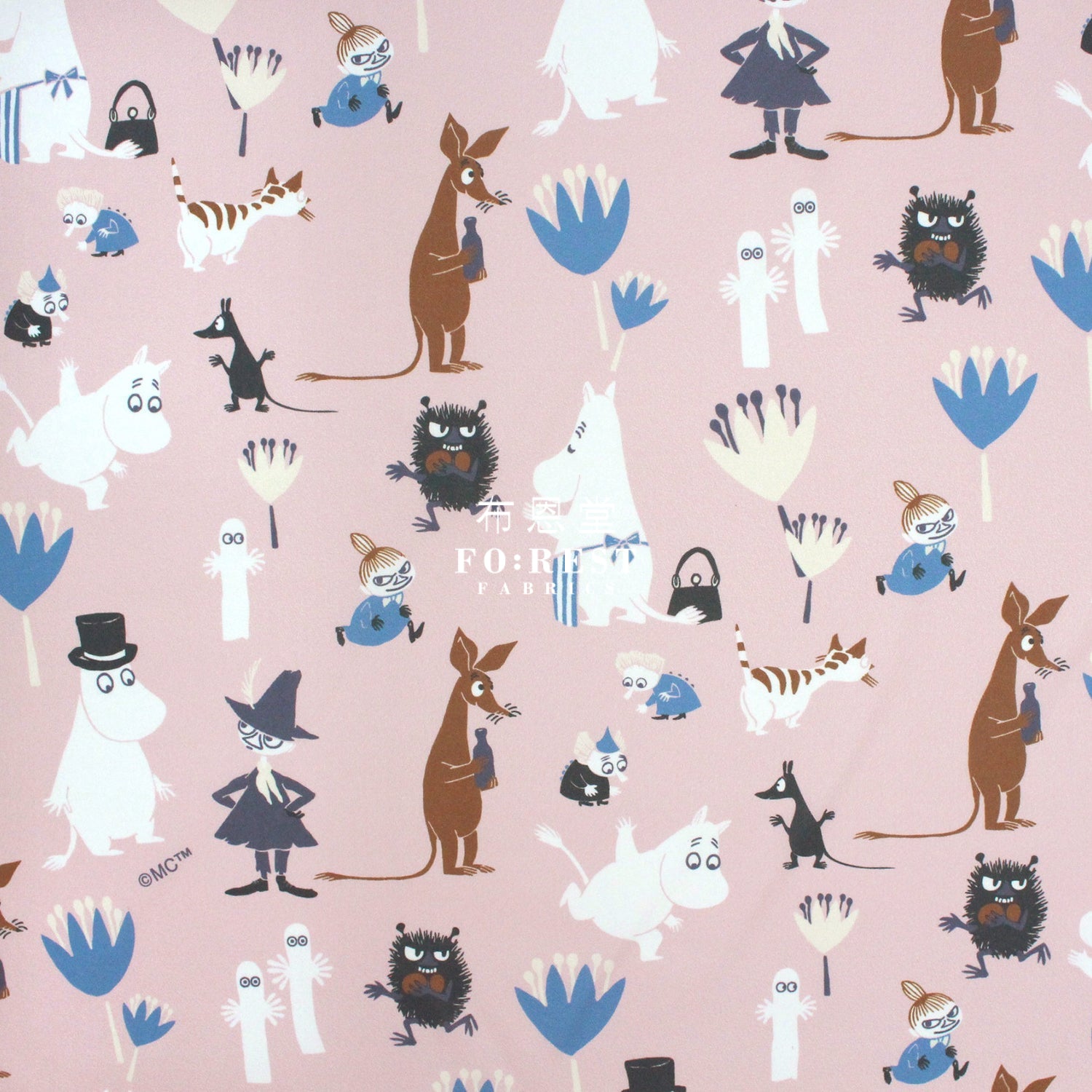 Quick Dry Polystser - Moomin 速乾 (Member) Pink 粉紅 Cotton