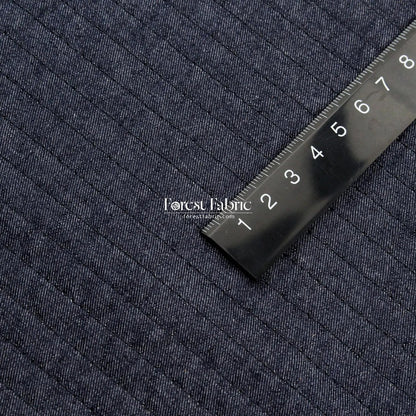 Quilted 5oz Denim fabric - solid Bespoke - FO:REST Fabric 布恩堂Liberty fabric#tana lawn#japanese fabric#ykk zipper#