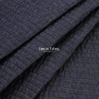 Quilted 5oz Denim fabric - solid Bespoke - FO:REST Fabric 布恩堂Liberty fabric#tana lawn#japanese fabric#ykk zipper#