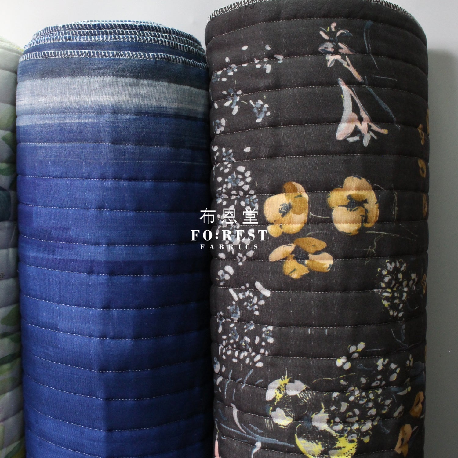 Quilted Organic double gauze - Nani iro fabric 間棉 - FO:REST Fabric 布恩堂Liberty fabrictana lawnjapanese fabricykk zipper