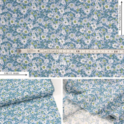 Quilting Liberty - Arley Blossom A - FO:REST Fabric 布恩堂Liberty fabrictana lawnjapanese fabricykk zipper