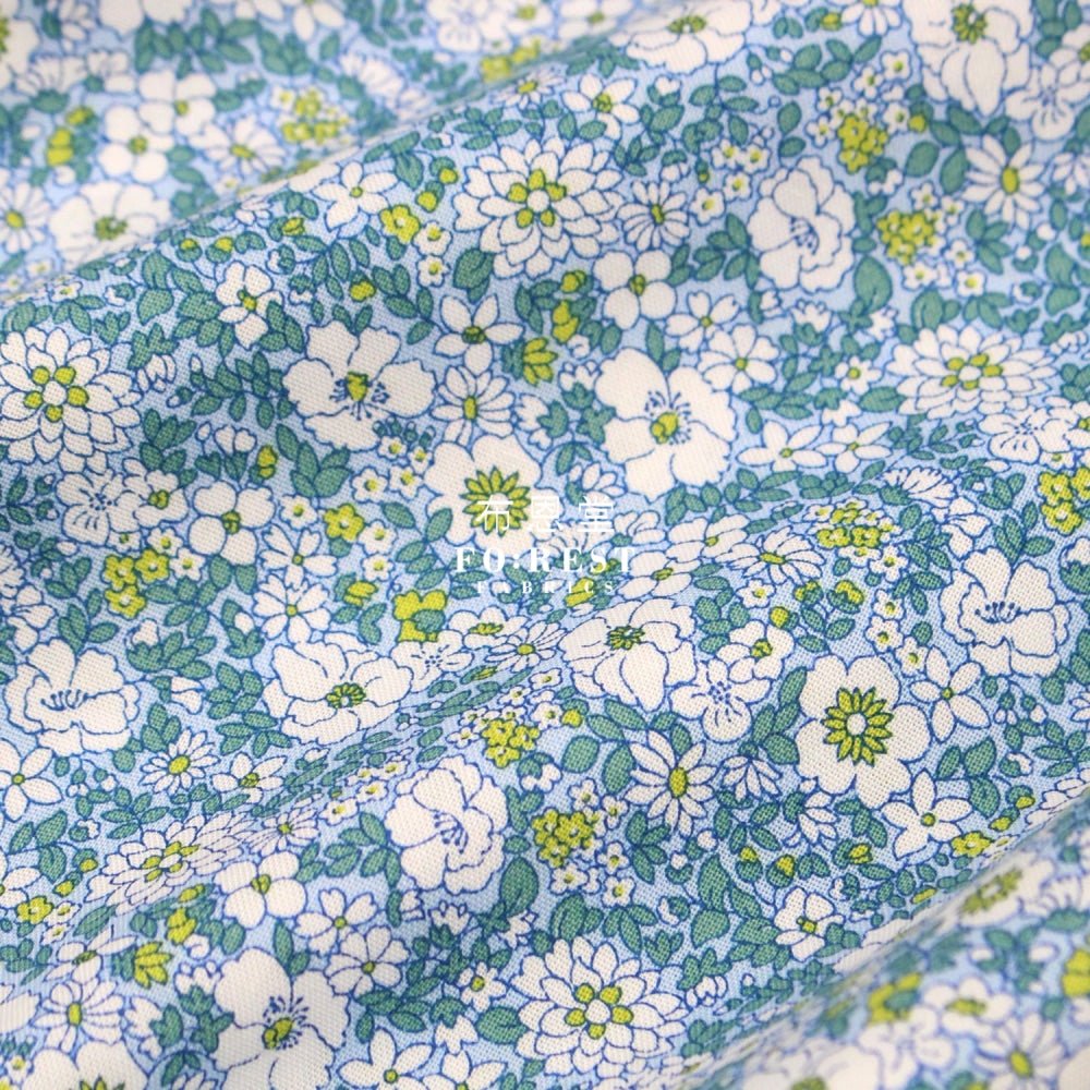 Quilting Liberty - Arley Blossom A - FO:REST Fabric 布恩堂Liberty fabrictana lawnjapanese fabricykk zipper
