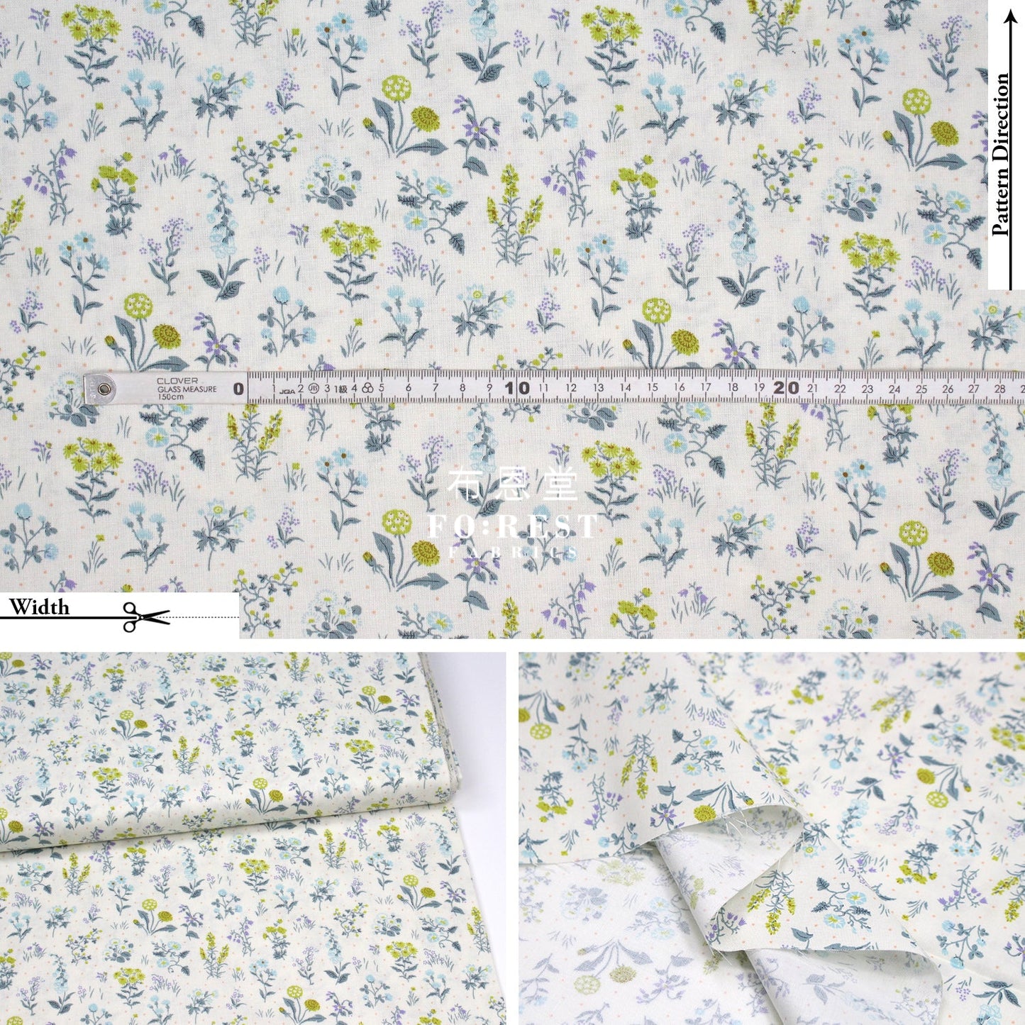Quilting Liberty - Autumn Meadow A Lasenby Cotton