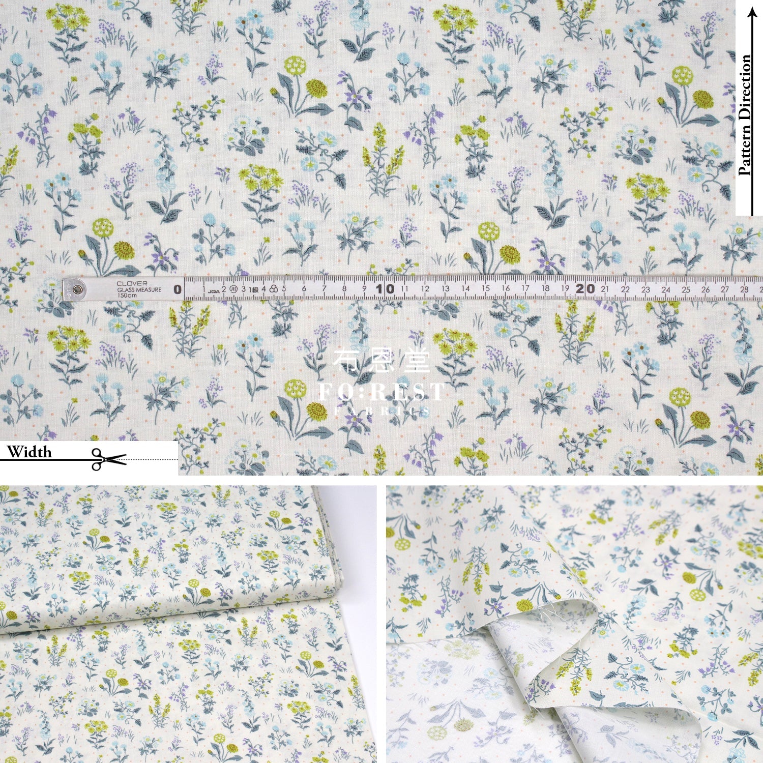 Quilting Liberty - Autumn Meadow A Lasenby Cotton