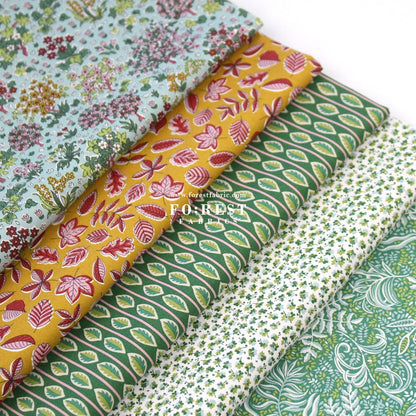 Quilting Liberty - Autumn Woodland 1 fabric - FO:REST Fabric 布恩堂Liberty fabrictana lawnjapanese fabricykk zipper