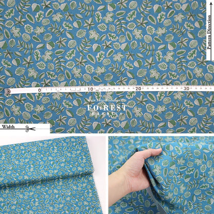 Quilting Liberty - Autumn Woodland 2 fabric - FO:REST Fabric 布恩堂Liberty fabrictana lawnjapanese fabricykk zipper